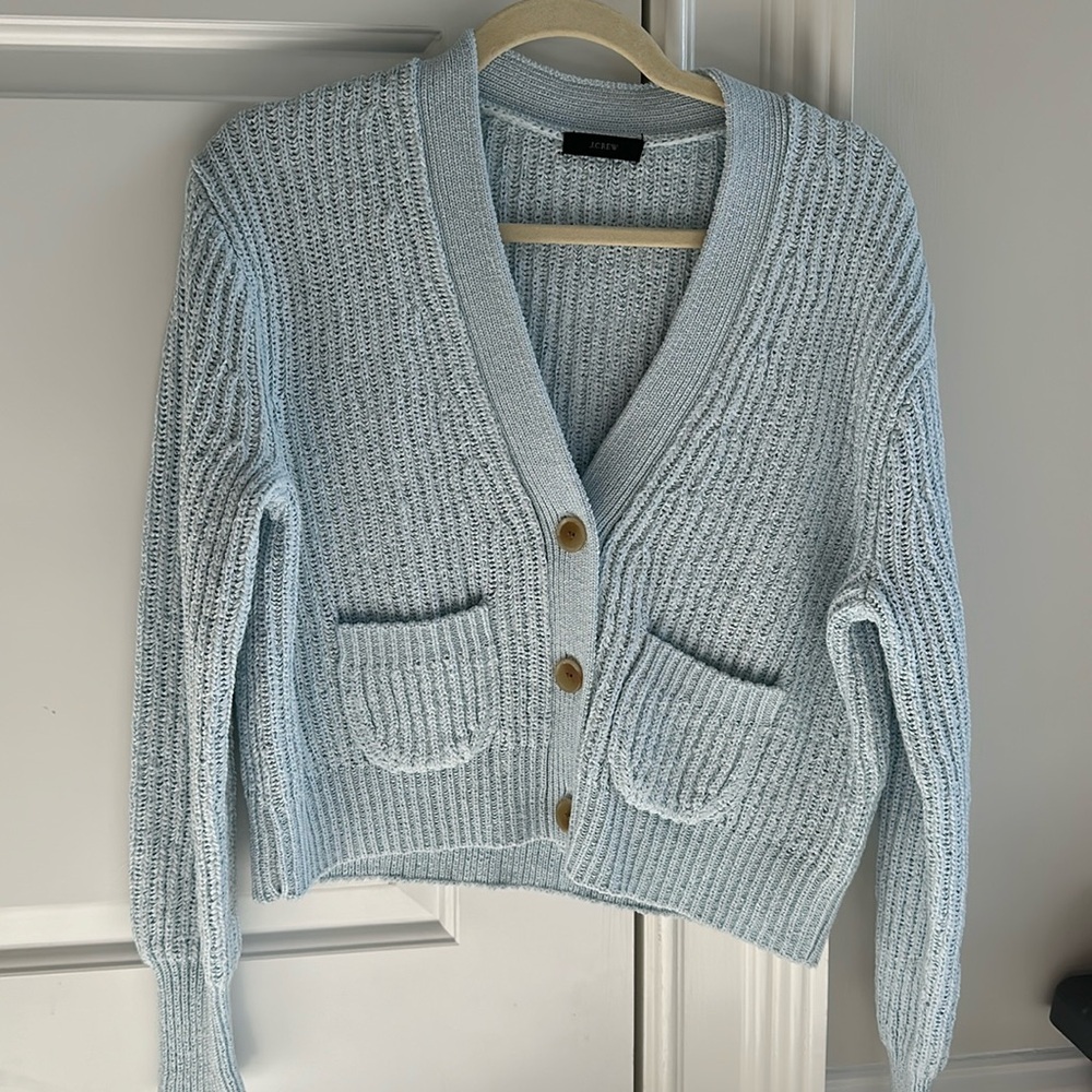 Light Blue J.Crew Cardigan